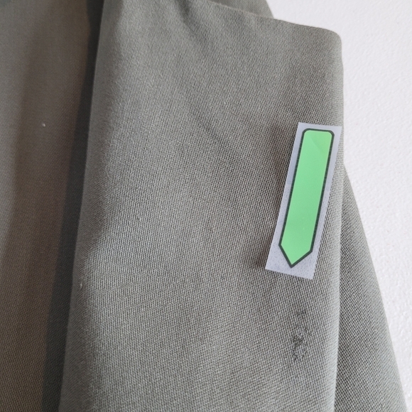 Talbots Woman Sleeveless Olive Green Sheath Dress - Size 14 - Picture 8 of 9